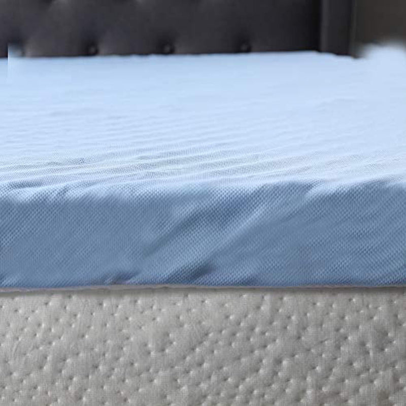 Classic Brands 3-Inch Cool Cloud Gel Memory Foam Mattress Topper With Free Cover, Queen