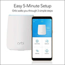 NETGEAR Orbi Tri-Band Whole Home Mesh WiFi System, with Wall Plugs for Placement Anywhere (RBK33) – Router Replacement Covers up to 5,000 sq. ft. 3-Pack Includes 1 Router & 2 Wall Plug Satellites