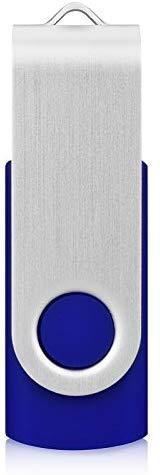 KEXIN 10 Pack 32 GB Flash Drive USB Thumb Drive 32GB USB 2.0 Drives Bulk Jump Drive Memory Stick Data Storage Pen Drive, Blue