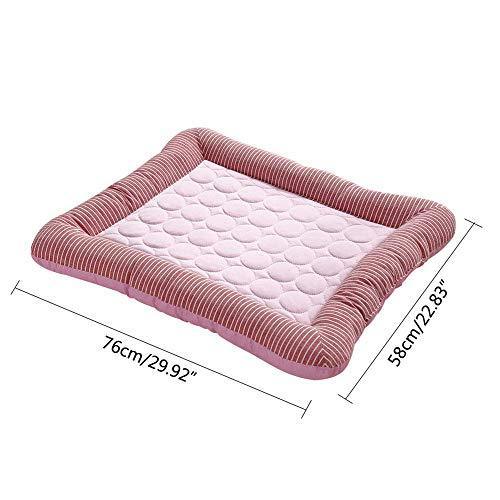 Volwco Pet Cooling Gel Pad, Pet Cooling Pad, Pet Self Cooling Mat,Cooling Gel Pet Bed for Dogs Puppy Pet Cats Sleeping & Reduce Joint Pain, Ideal for Indoor Home & Travel