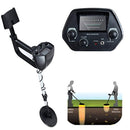 LAZYMOON MD-4030 Metal Detector Deep Hunter Sensitive Search LCD Black