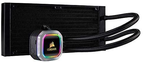 Corsair H100i RGB PLATINUM AIO Liquid CPU Cooler,240mm,Dual ML120 PRO RGB PWM Fans,Intel 115x/2066,AMD AM4/TR4