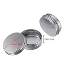 35 Set 2 Oz Tins Aluminum Tins Cans Screw Top Round Steel tins Cans with Screw Lid Screw Lid Containers