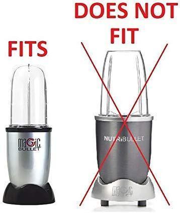 2 Bullet On The Go Mugs for Magic Bullet with Flip Top Travel Lids