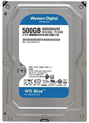 WD Blue 4TB PC Hard Drive - 5400 RPM Class, SATA 6 Gb/s, 64 MB Cache, 3.5" - WD40EZRZ