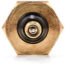 Camco Heavy Duty Brass Blow Out Plug - Helps Clear the Water Lines in Your RV During Winterization and Dewinterization (36153)