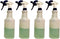 4 - Plastic Spray Bottles Leak Proof Technology Empty 32 oz Heavy Duty Commercial Grade Adjustable Spray Rate Trigger Sprayers w/Chemical Resistant Sprayer Heads - 4 Sets by Decony