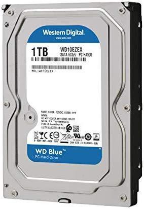 WD Blue 4TB PC Hard Drive - 5400 RPM Class, SATA 6 Gb/s, 64 MB Cache, 3.5" - WD40EZRZ