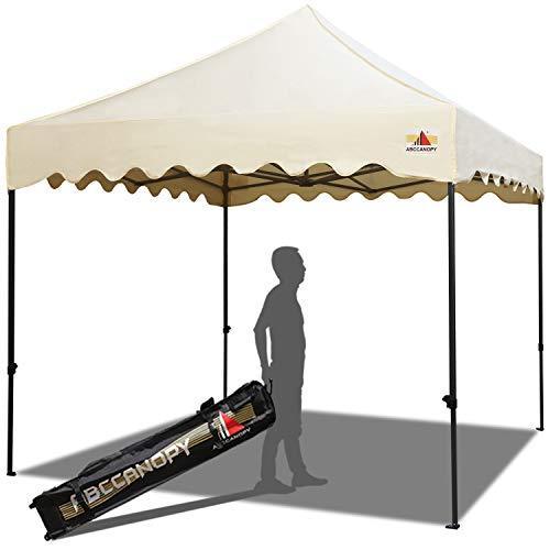 "ABCCANOPY Pop up Canopy Tent Commercial Instant Shelter with Wheeled Carry Bag, 10x10 FT Navy Blue "