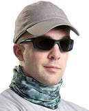 Aqua Design Fishing Hunting Masks Neck Gaiters for Men and Youth: UPF 50+ Sun Mask Protection: Camo Half Face Cover Balaclava Bandana