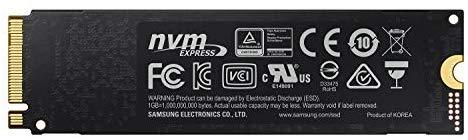 Samsung 970 EVO SSD 1TB - M.2 NVMe Interface Internal Solid State Drive with V-NAND Technology (MZ-V7E1T0BW), Black/Red