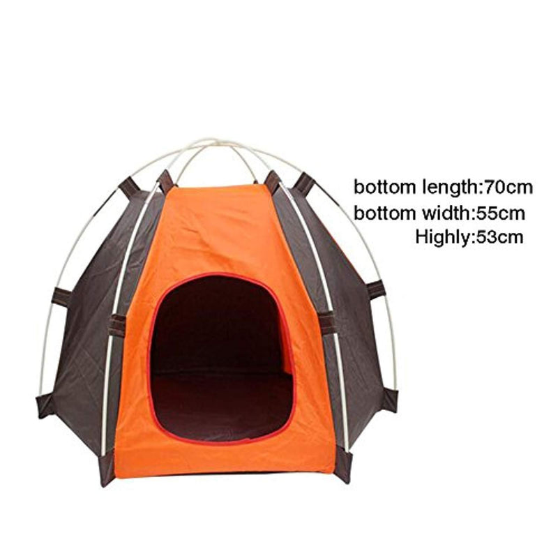 RuiXiang 1pcs Outdoor Pet Tent, Small Pet Tent Assembly, Dog Cat Camping Tent, Portable Waterproof Pet House Tent,Indoor and Outdoor Dog Cat House