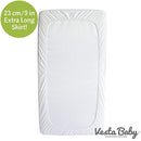 Crib Mattress Protector Waterproof Pad Cover Fitted Sheet Natural Bamboo Hypoallergenic Soft for Infant and Toddler Standard Size Cribs