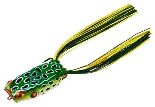 MILTECH Pad Crasher Topwater Bass Fishing Hollow Body Frog Lure with Weedless Hooks