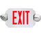 eTopLighting 2 Packs of LED Red Exit Sign Emergency Light Combo with Battery Back-Up UL924 ETL listed, EL2BR-2