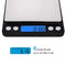 AMIR Digital Kitchen Scale, 500g/0.01g Mini Pocket Jewelry Scale, Cooking Food Scale with Backlit LCD Display, 2 Trays, 6 Units, Auto Off, Tare, PCS Function, Stainless Steel, Battery Included, Black