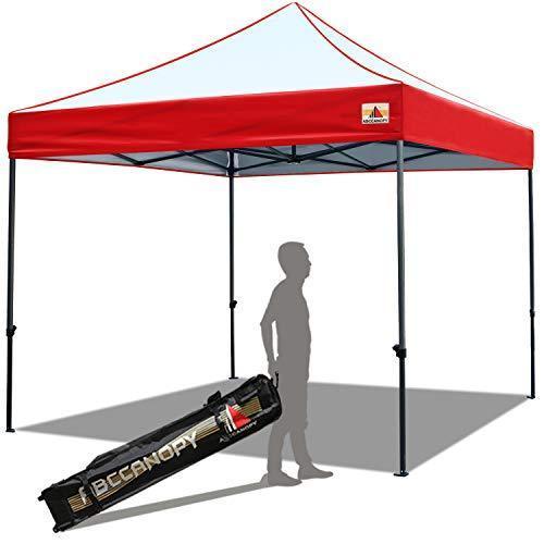 "ABCCANOPY Pop up Canopy Tent Commercial Instant Shelter with Wheeled Carry Bag, 10x10 FT Navy Blue "