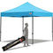 "ABCCANOPY Pop up Canopy Tent Commercial Instant Shelter with Wheeled Carry Bag, 10x10 FT Navy Blue "