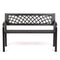 Patio Park Garden Bench Porch Path Chair Outdoor Deck Steel Frame New