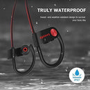 Bluetooth Headphones, Letsfit Wireless Headphones, IPX7 Waterproof Sports Earphones Gym Running, HD Stereo Headset w/Mic, 8 Hours Battery Noise Cancelling Bluetooth Earbuds