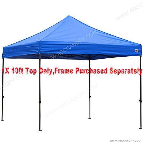 ABCCANOPY Pop Up Canopy Replacement Top Cover 100% Waterproof Choose 18+ Colors (Top White)