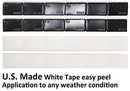 Accretion 90oz (180pcs), 1/2 oz（0.5 oz）, Black, Wheel Weights. USA White Tape, Easy to Peel