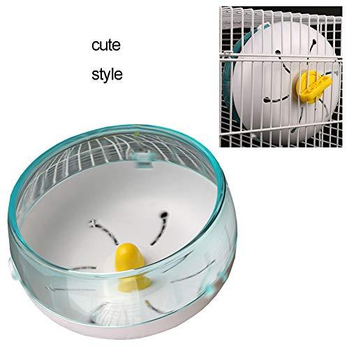 Hamster Exercise Ball Exercise Wheel Silent Spinner Running Spinner Wheel Toys for Gerbils Mice Guinea Pig and Other Small Animal Random Color 1PC