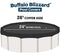 24' Round DELUXE PLUS Above Ground Swimming Pool Winter Cover 10 Year Limited Warranty by Buffalo Blizzard