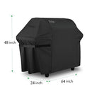 Homitt Waterproof Grill Cover, 64 Inch 600D Heavy Duty BBQ Grill Cover with UV Coating for Most Brands of Grill.