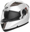 YEMA Helmet Unisex-Adult Motorcycle Racing Modular DOT Street Helmet (White, S)