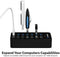 Sabrent 4-Port USB 3.0 Hub with Individual LED Power Switches (HB-UM43)