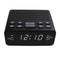 Alarm Clock Radio, LED Digital FM/AM Radio Alarm Clocks for Bedrooms Battery Backup (Black)