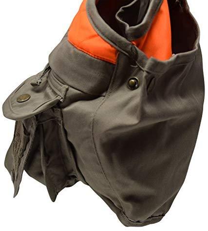 Nickanny's Sportsman Blaze Orange and Tan Youth Kids Field Shell Hunting Vest Fits Snug