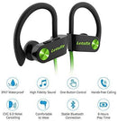 Bluetooth Headphones, Letsfit Wireless Headphones, IPX7 Waterproof Sports Earphones Gym Running, HD Stereo Headset w/Mic, 8 Hours Battery Noise Cancelling Bluetooth Earbuds