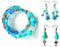 Gemybeads Jewelry Making Supplies - Jewelry Making Kits for Adults, Teens, Girls, Beginners, Women - Includes Instructions, Tools, Beads, Charms for Necklace, Earring, Bracelet Making Kit - Turquoise Set