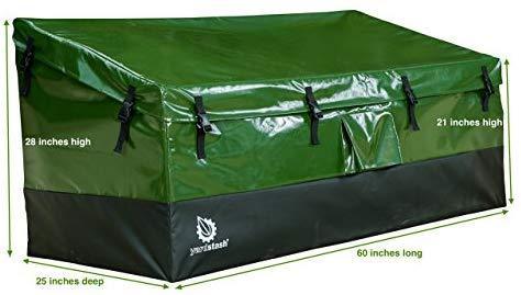 YardStash YSSB02 Outdoor Storage Deck Box Medium, Green