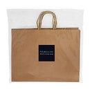 16x6x12" - 50 Pcs - Kraft Paper Shopping Bags, Paper Bags with Handles, Gift Bags, Brown Bags Bulk