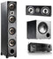 Polk Audio Monitor 70 Series II Tower Speaker (Black, Single) for Multichannel Home Theater | 1" Tweeter, (4) 6.5" Woofers | Bi-wire & Bi-amp