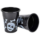 50 "Happy Halloween" Disposable cups, Party Supplies Tableware, Blake and White, Grate party favor, By 4E’s Novelty,