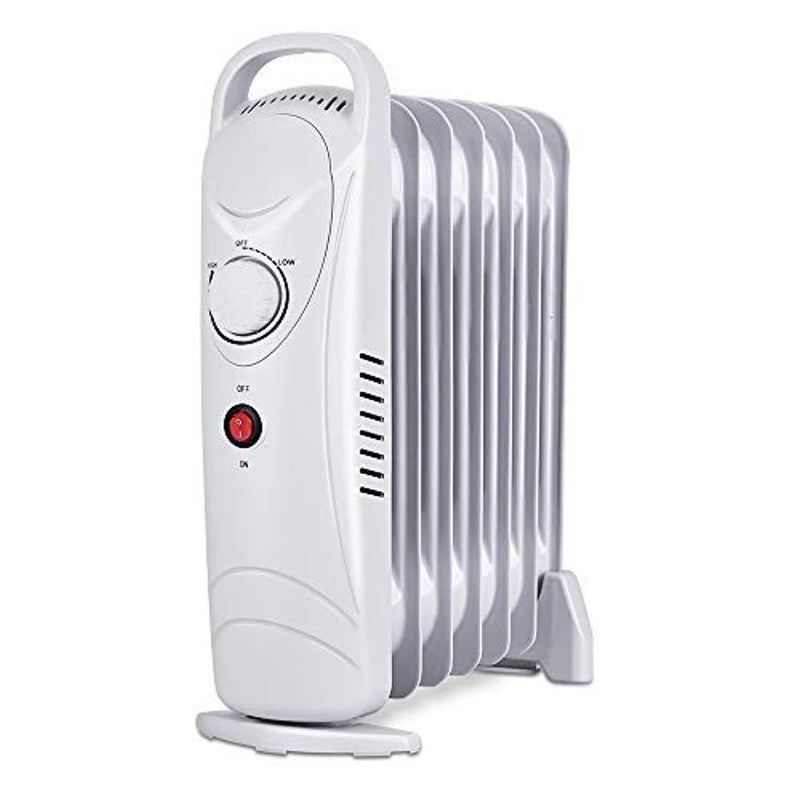 Air Choice OH12 Oil Filled Radiator Heater, 700W Space-Heater, Adjustable Temperature Compact and Slim, for Home and Office