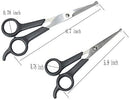 Elfirly Professional Pet Grooming Scissor with Round Tip Stainless Steel Dog Eye Cutter for Dogs and Cats, Professional Grooming Tool, Size 6.70" x 2.6" x 0.43"