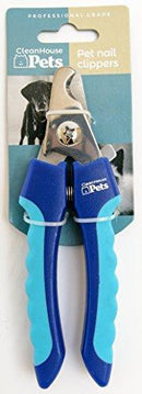 CleanHouse Pets Dog and Cat Nail Clippers, with Pet Safety Guard & Lock | Stainless Steel, Very Easy to Use - Best Pet Nail Trimmers for Animals. Small and Large Size