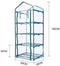 Worth 5 Tier Mini Greenhouse with Clear Polyethylene Cover, 27" Long x 19" Wide x 75" High Garden Green House