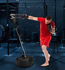 Tech Tools Punching Reflex Boxing Bag with Stand, Height Adjustable - Freestanding Punching Ball Speed Bag - Great for MMA Training, Stress Relief & Fitness