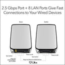 NETGEAR Orbi Tri-Band Whole Home Mesh WiFi System, with Wall Plugs for Placement Anywhere (RBK33) – Router Replacement Covers up to 5,000 sq. ft. 3-Pack Includes 1 Router & 2 Wall Plug Satellites