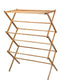 Home-it clothes drying rack - Bamboo Wooden clothes rack  - heavy duty cloth drying stand