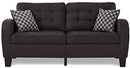 Homelegance Sinclair 84" x 107" Fabric Sectional Sofa, Gray