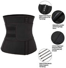 KIWI RATA Neoprene Sauna Waist Trainer Corset Sweat Belt for Women Weight Loss Compression Trimmer Workout Fitness