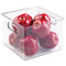 mDesign Kitchen Pantry and Cabinet Storage and Organization Bin - Pack of 4, 8" x 8" x 6", Clear