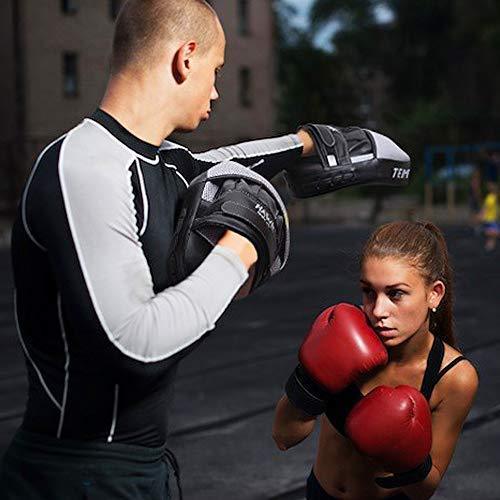 Punching Mitts Kickboxing Muay Thai MMA Boxing Mitts Training Focus Punch Mitts Bags Hand Target Pads for Kids, Men & Women (Pair)